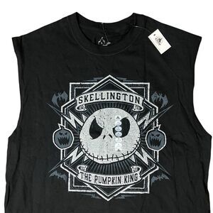 Disneyland T-Shirt Mens L Black Nightmare Before Christmas Jack Skellington